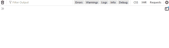 The console showing "received chunk of size x"