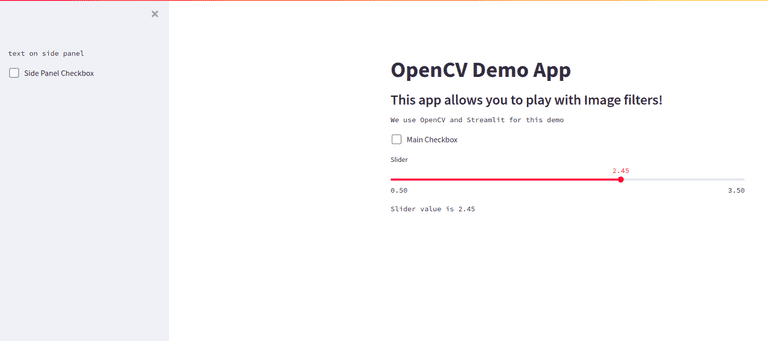 Streamlit basic web app