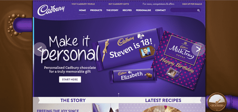 Color psychology behind Cadbury