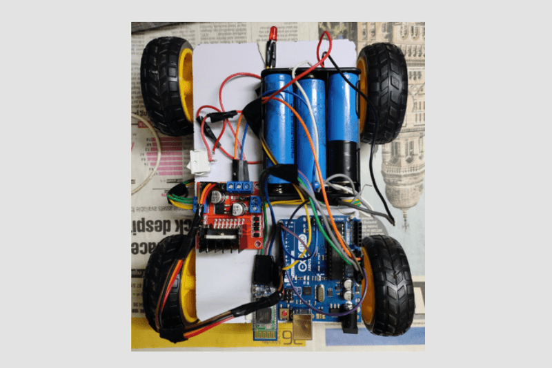 Bluetooth Controlled Arduino Car Miniature