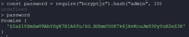 Node bcrypt