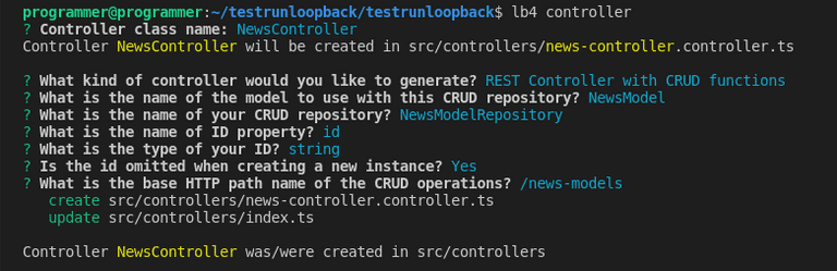 Creating News Controller