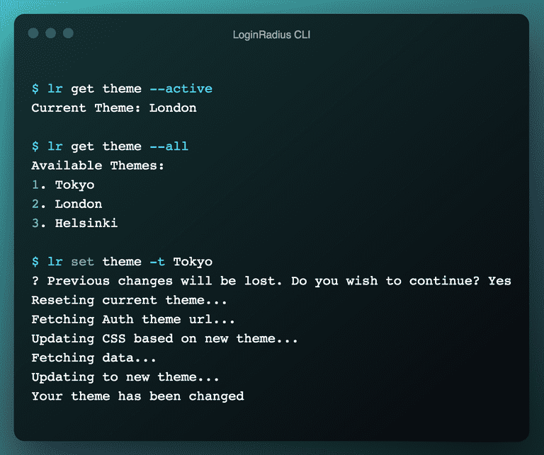 Theme Customization CLI